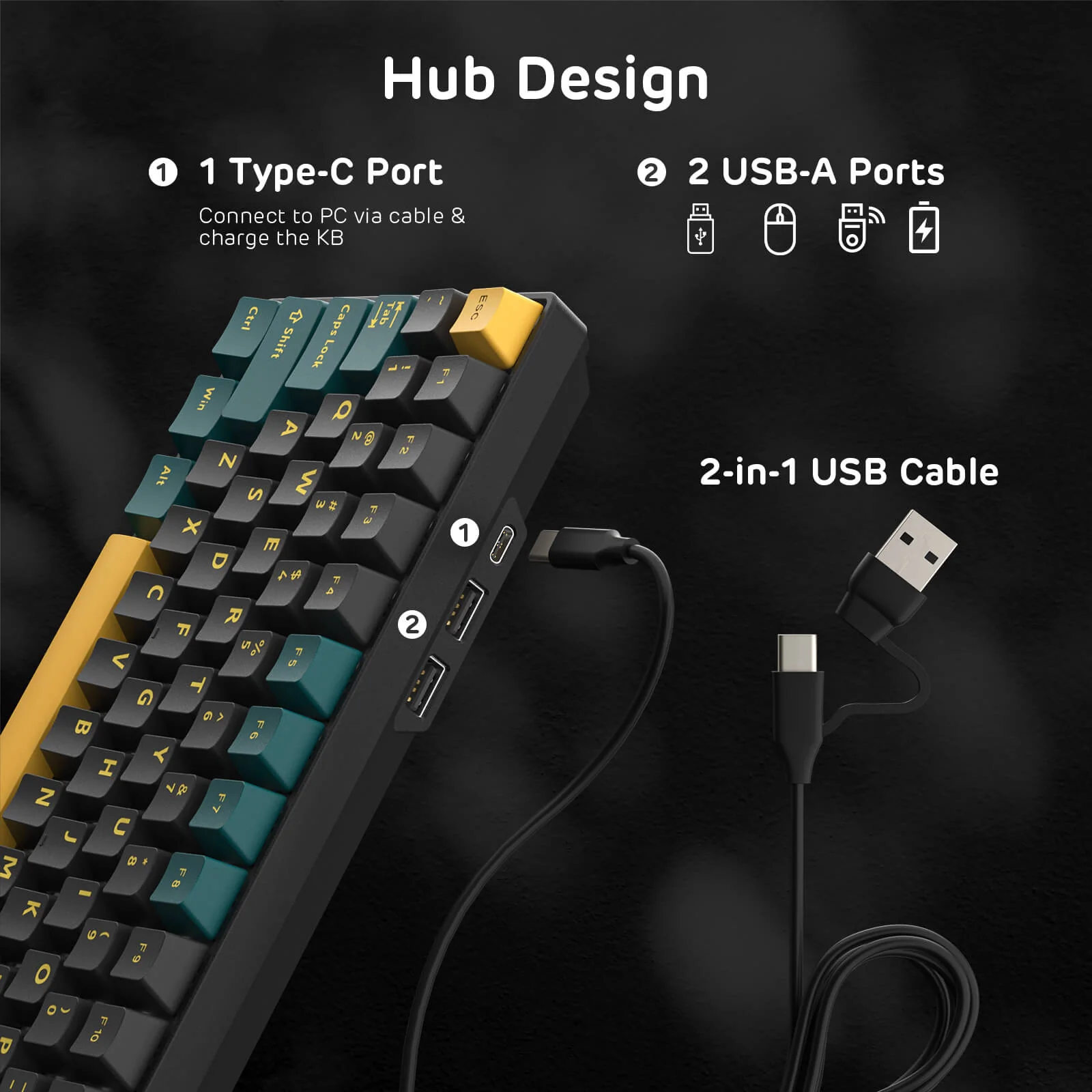 RK96 Wireless Hot-Swappable RGB Keyboard - Image 19