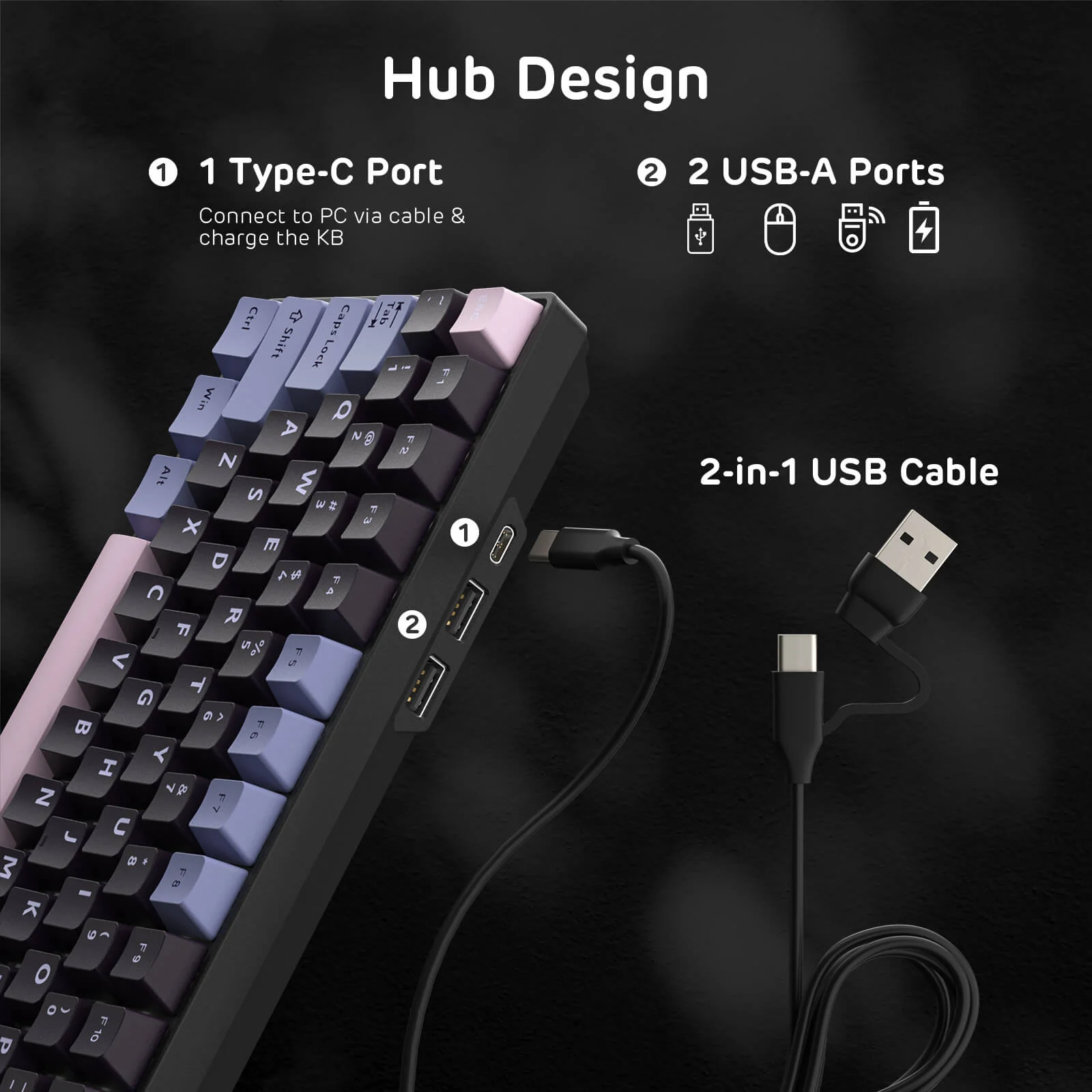 RK96 Wireless Hot-Swappable RGB Keyboard - Image 24