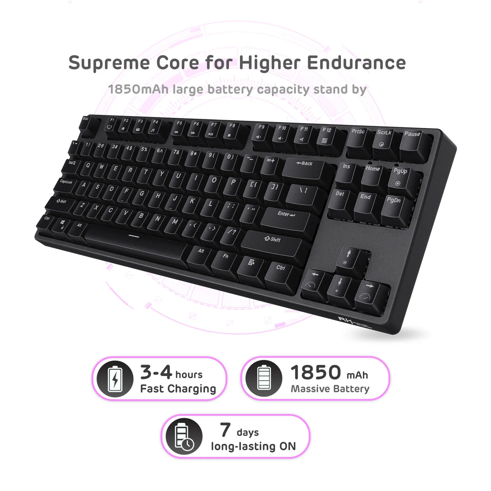 RK Sink87G RK87 Wireless TKL Mechanical Keyboard - Image 8