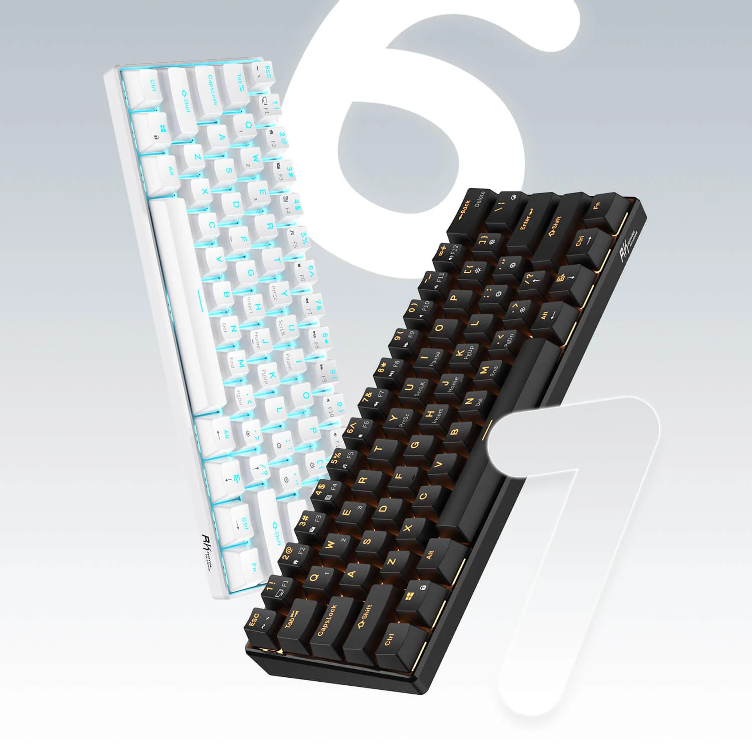 RK61 60% Wireless Mechanical Keyboard (Single Color Backlit) - Image 4