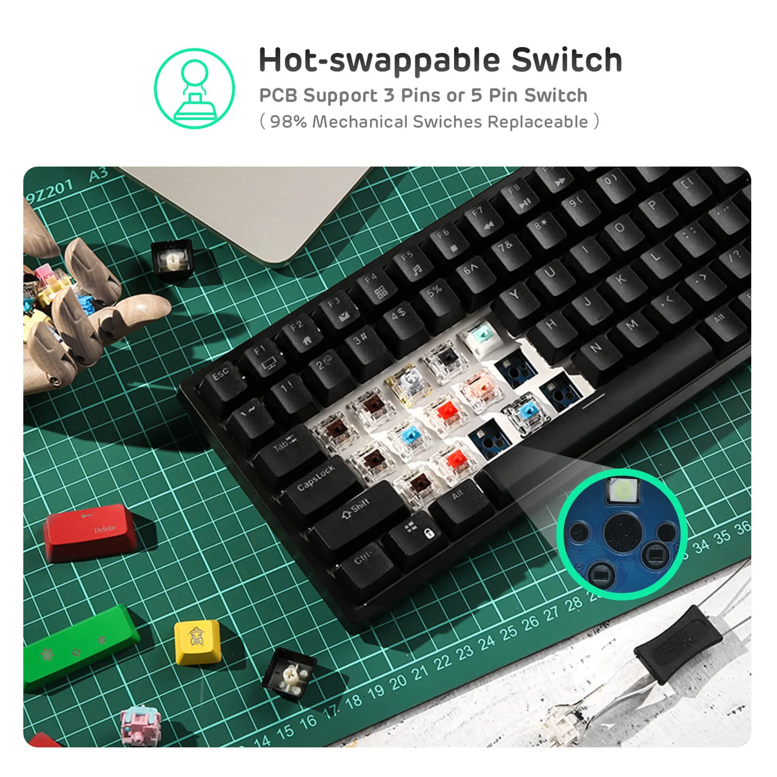 RK84 75% Wireless Mechanical Keyboard (Open-Box) - Image 21