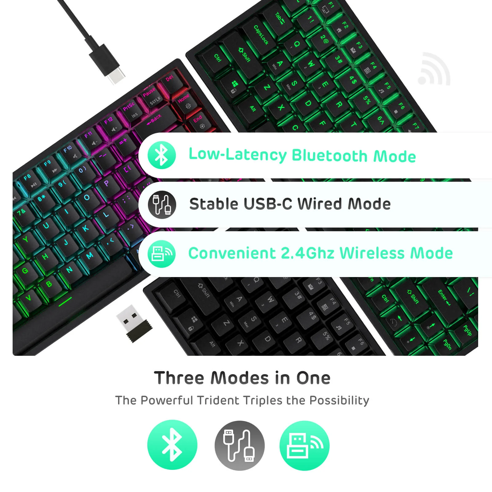 RK84 75% Wireless Mechanical Keyboard (Open-Box) - Image 5