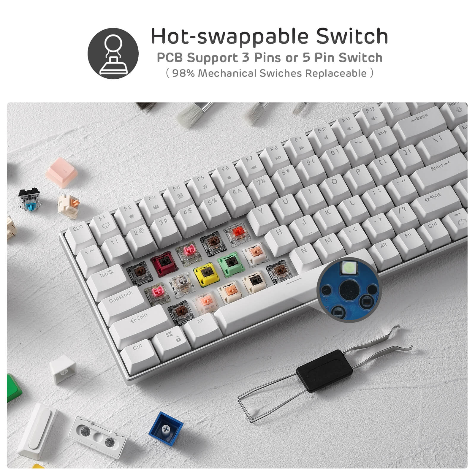 RK84 Pro 75% Wireless Mechanical Keyboard (Open-Box) - Image 5