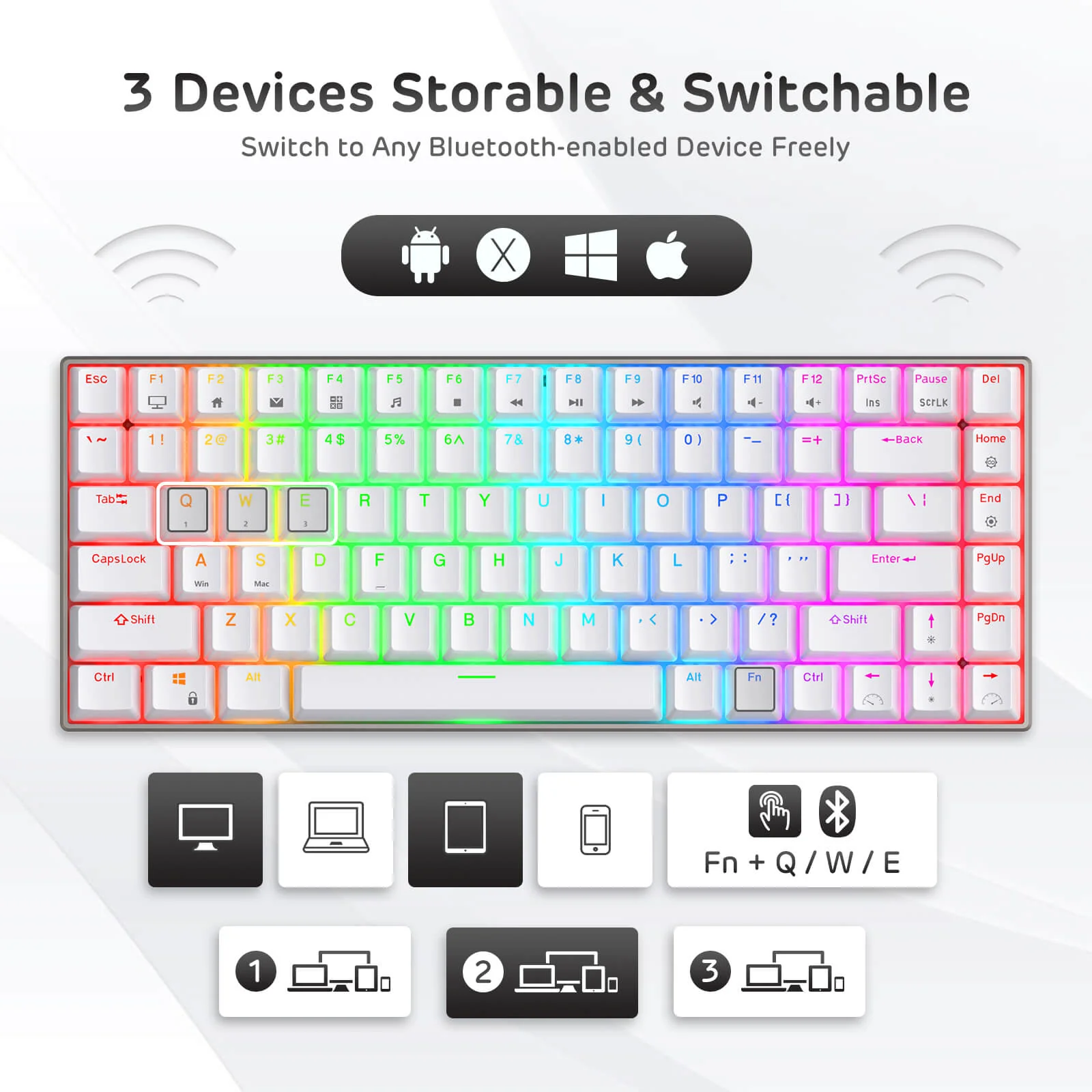 RK84 Pro 75% Wireless Mechanical Keyboard (Open-Box) - Image 6