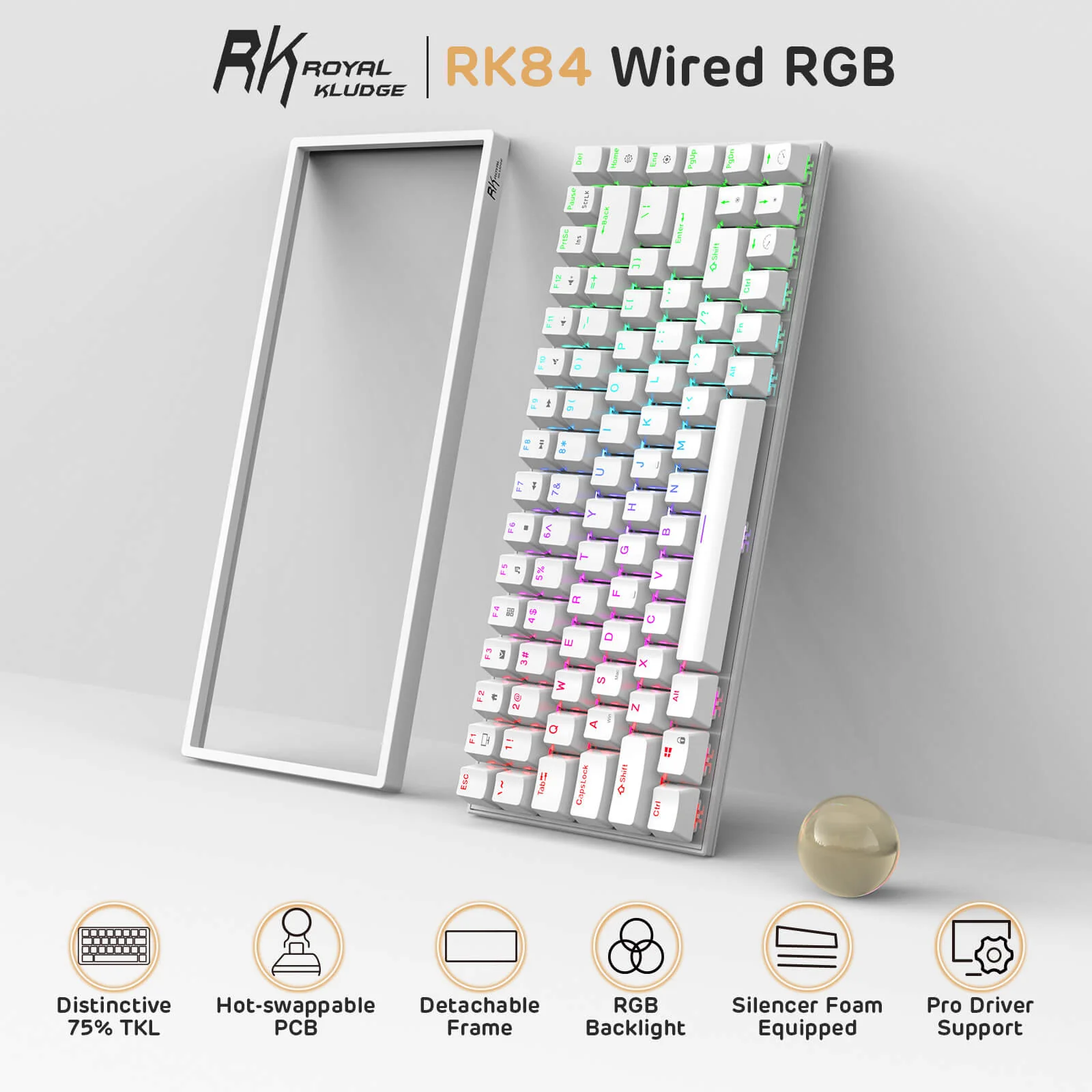 RK84 75% Wired Mechanical Keyboard - Image 3