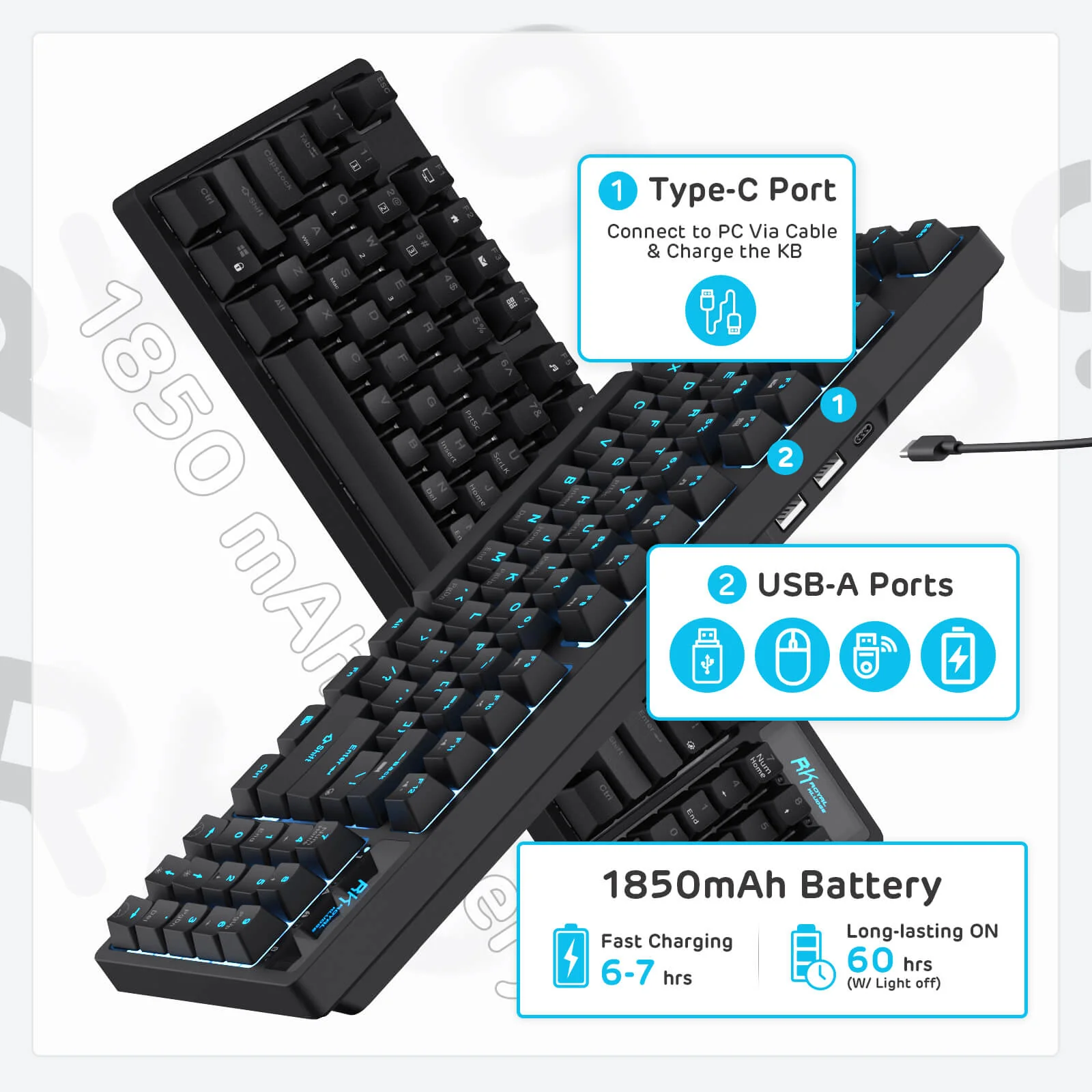 RK89 85% Wireless Mechanical Keyboard - Image 6