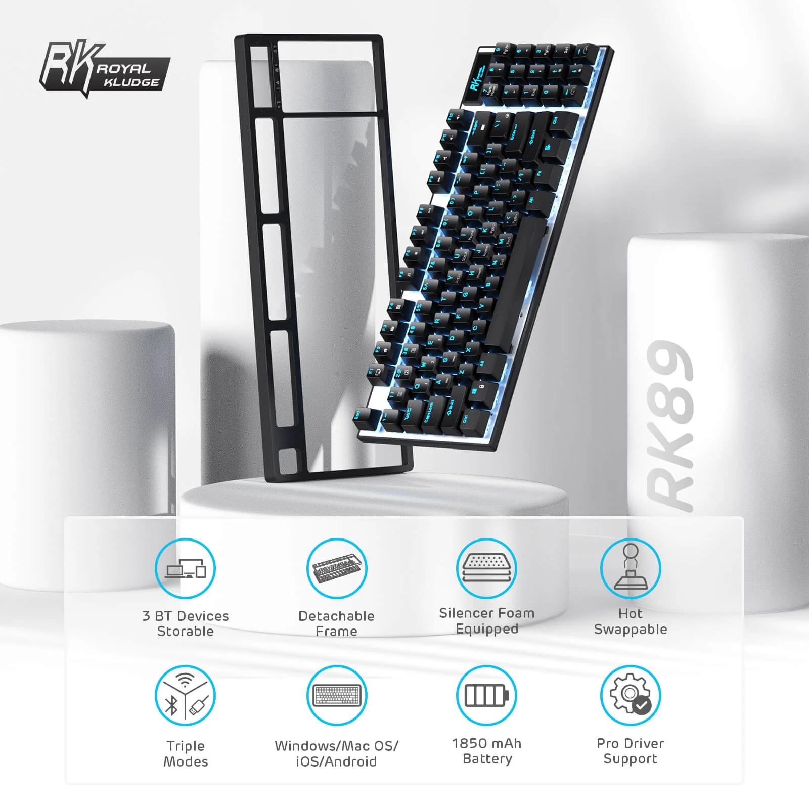 RK89 85% Wireless Mechanical Keyboard - Image 7